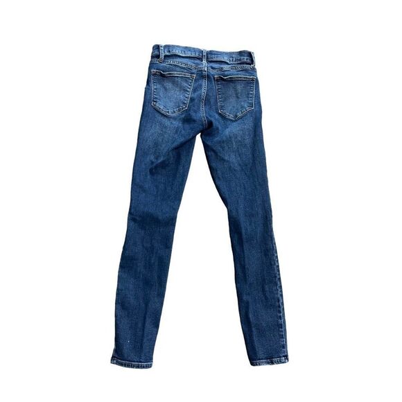 Gap true skinny blue distressed jeans size 26 R - Picture 3 of 4